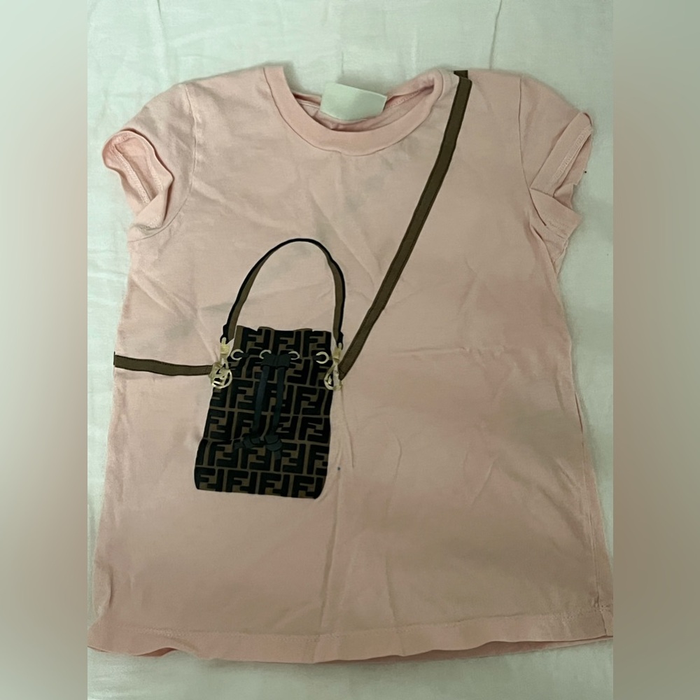 Girl fendi tshirt size 4